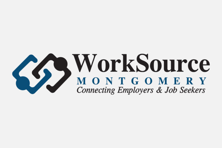 WorkSource Montgomery logo with two interlocking shapes and the tagline 